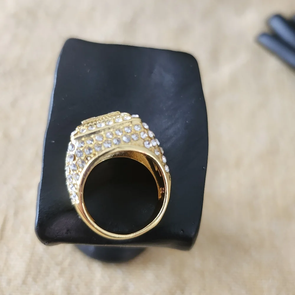 Sterling gold ring plated